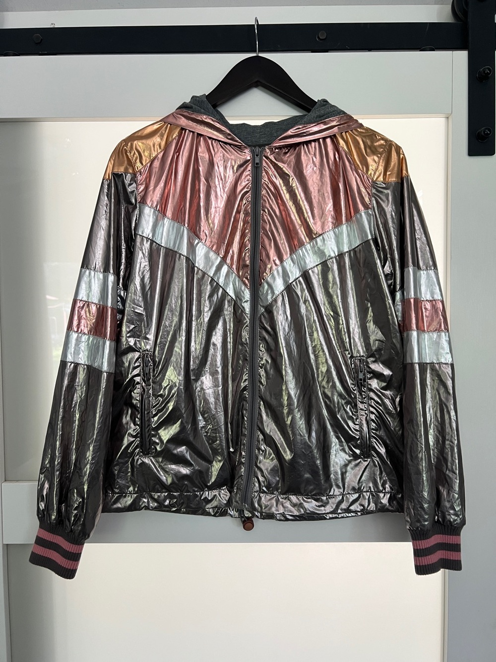 MOTHER Triple Sport Breaker Metal Magic Metallic Jacket M